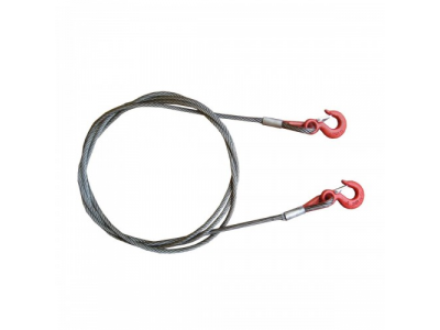 Буксировочный трос (стальной) 5 т 5 м Крюк/Крюк (d: 8.3 мм), Tplus