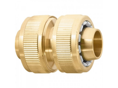 Муфта ремонтная для шланга, 3/4", латунная// PALISAD