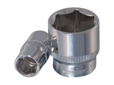 Головка торцевая шестигранная 3/8" DR 19мм, Ombra 138019
