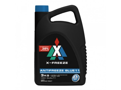 Антифриз X-FREEZE Blue 3кг