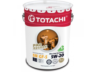 Масло моторное TOTACHI Ultra Fuel SN Синтетика 5W20 20л