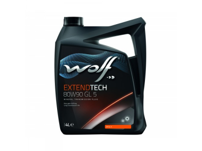 Трансмиссионное масло WOLF EXTENDTECH 80W90 GL 5 4L