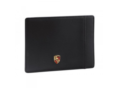 Кожаная кредитница Porsche Credit card case, Leather Black, артикул WAP0300200E