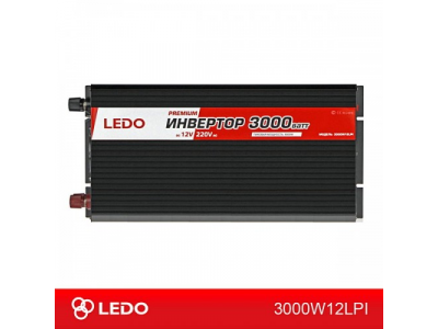 Инвертор 12V-220V 3000W LEDO PREMIUM
